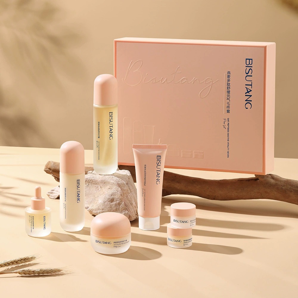 Skincare Oat - Овсяный полипептид, увлажняющий крем против морщин,