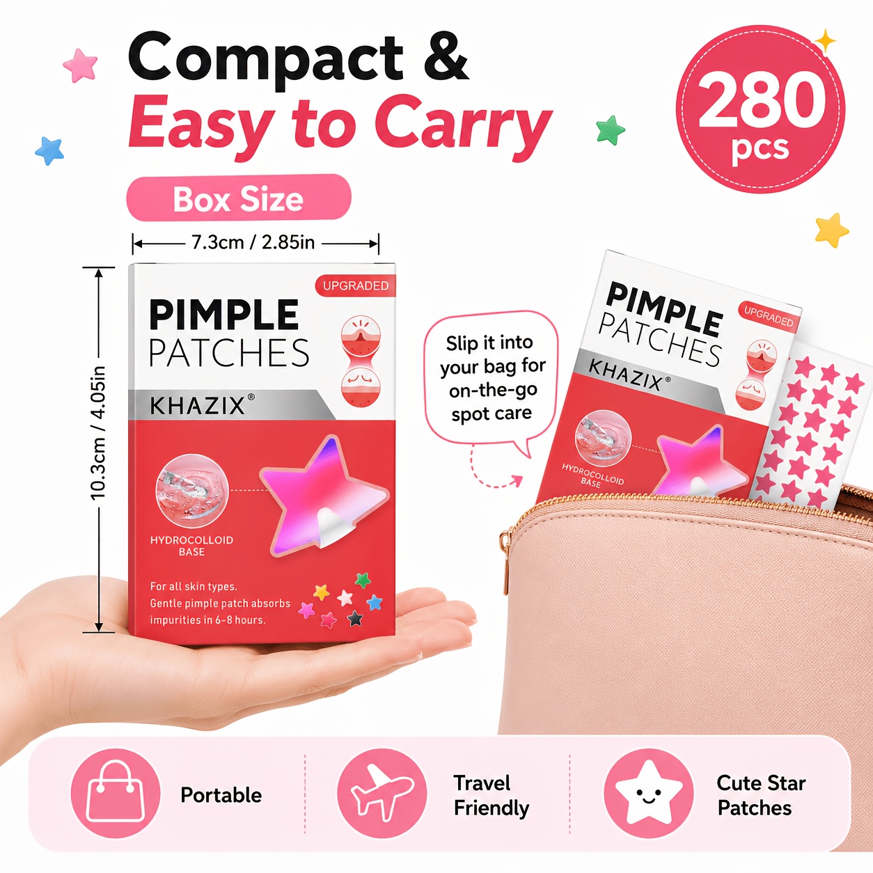 280 шт. патчей от прыщей в фор – обзор и цена Hydrocolloid Acne Patch